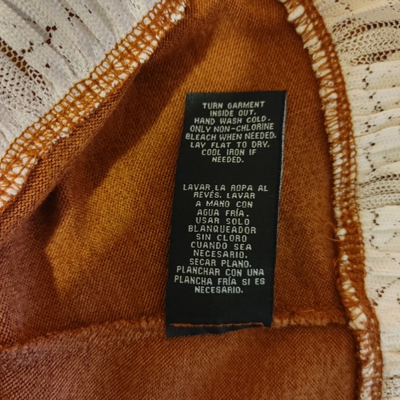 Zac and Rachel long sleeve knit with lace pullover sz L - Picture 6 of 7